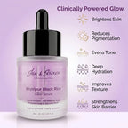 Manipur Black Rice Glow Serum | Brightening & Hydrating Face Serum with Niacinamide & Alpha Arbutin Skin & Science Serum