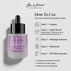 Manipur Black Rice Glow Serum | Brightening & Hydrating Face Serum with Niacinamide & Alpha Arbutin Skin & Science Serum